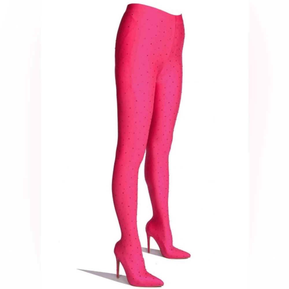 ROYKAN - PINK - BOOTS BY CAPE ROBBIN POINTED TOE LONG LEGGING HIGH HEELS 👠 NEW